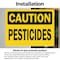 Signmission Pesticides Caution Sign, Vinyl Decal, 10in W x 7in L, 2PK OS-2PACK-CS-D-710-L-19222 - alternate 6